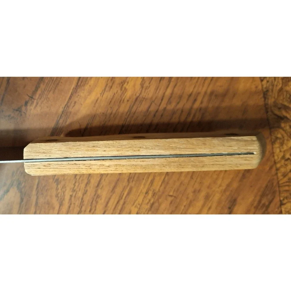 Vintage FARBERWARE Stainless Chef Knife Wood Handle 8